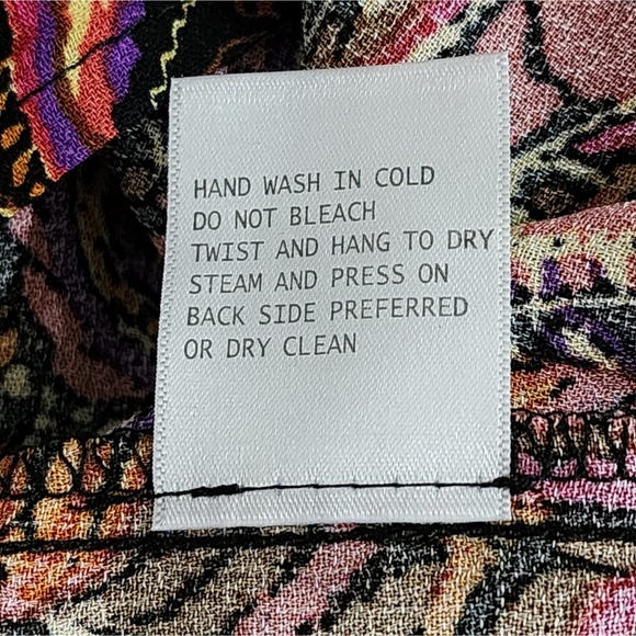 Jones new York multi color paisley peasant tunic plus size 3X new!! - Picture 8 of 9